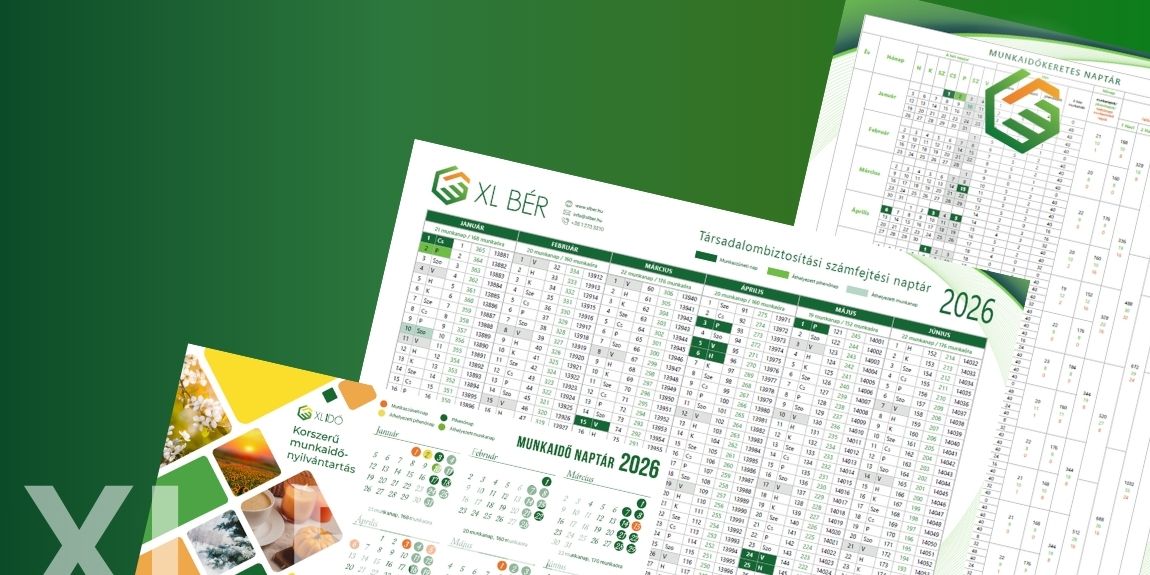 2026-os Munkaügyi naptárak